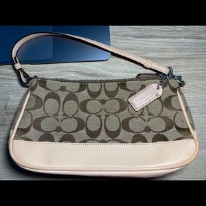 Coach Leather Baguette with Handle